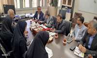 جلسه مشترک مدیریت بودجه با معاونت درمان، بهداشت و مدیریت منابع فیزیکی